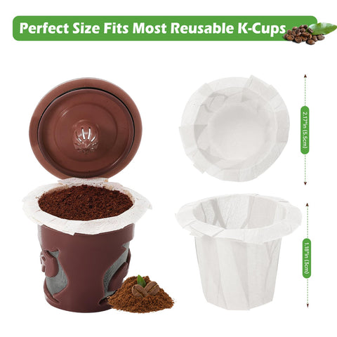 Aussen Keurig filters offer easy cleanup after brewing with reusable pods.