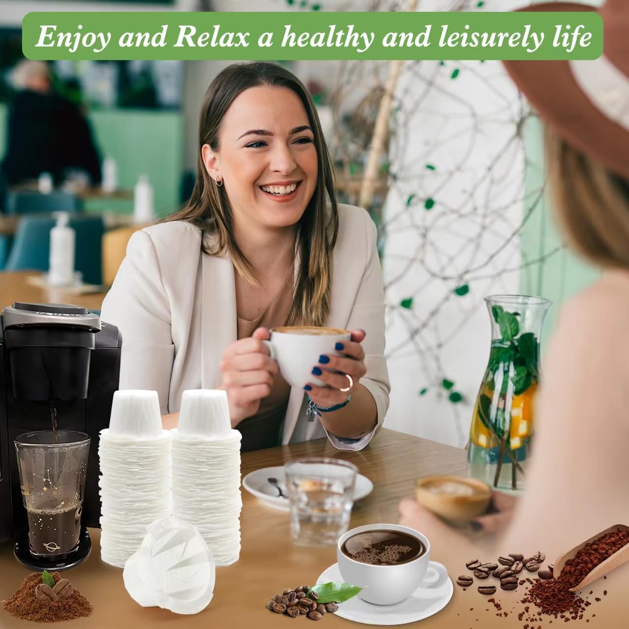 Aussen compatible with K-cup brewers for versatile single-serve use.