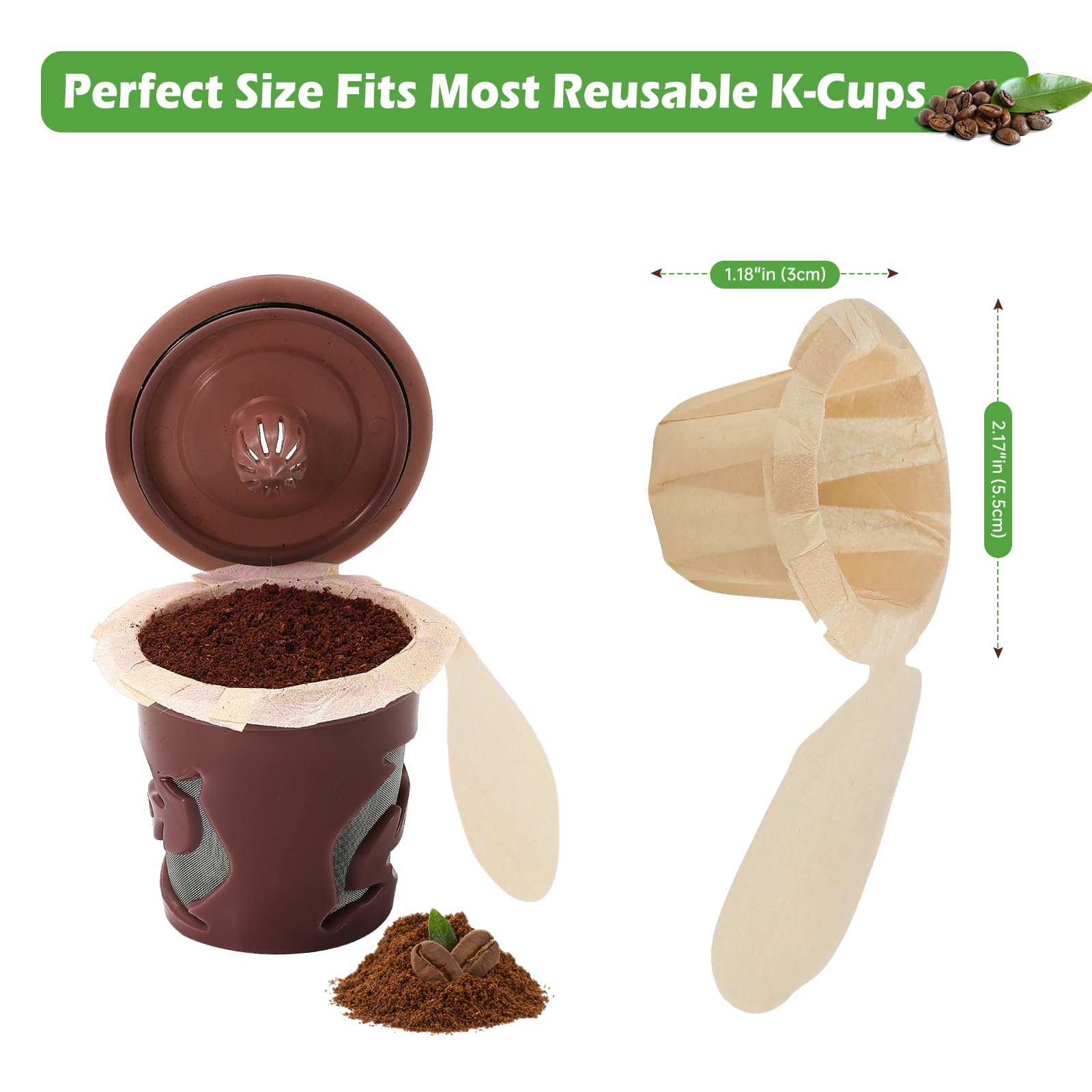Aussen thick, balanced paper filters ensure smooth flow.