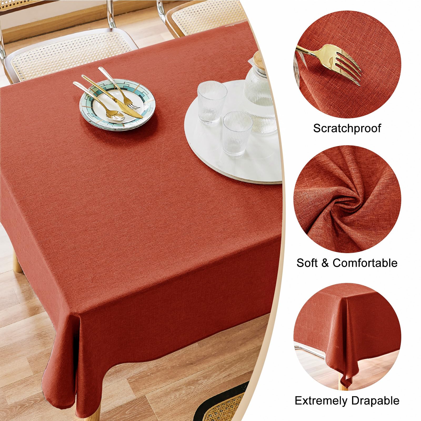 AUSSPVOCT easy-care tablecloth machine washable in cold water