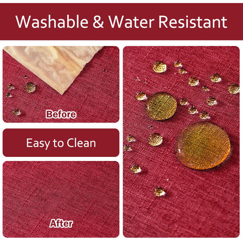 AUSSPVOCT wrinkle-free finish keeps the table neat for everyday meals.