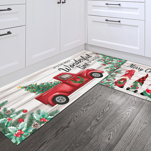 AUSTAB indoor-outdoor rug suitable for kitchens and patios during holidays