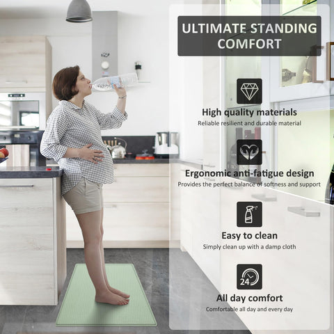 AUTODECO mats placed under sink or prep area for versatility.