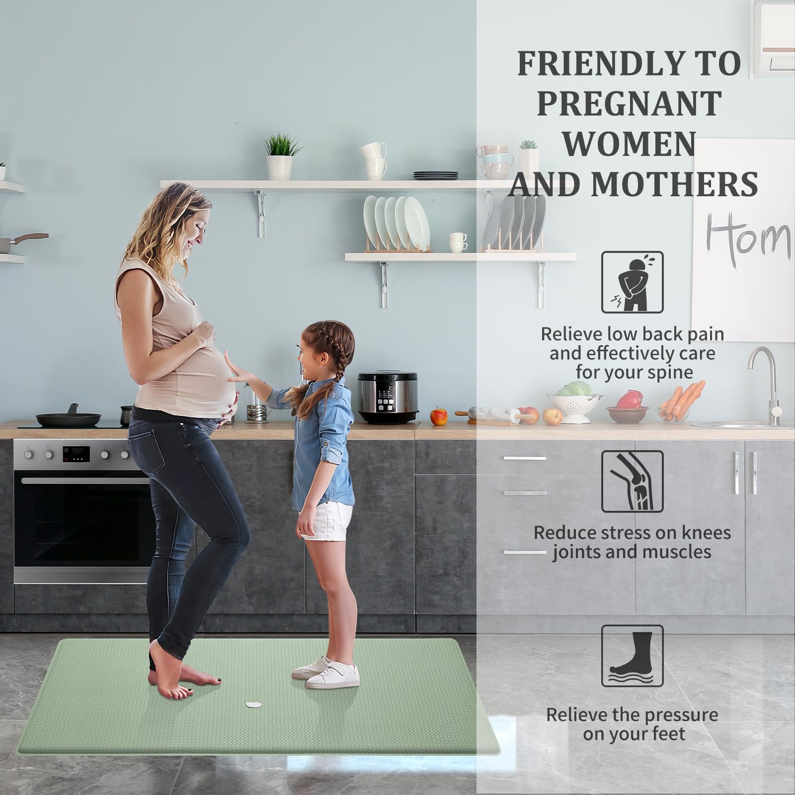 AUTODECO waterproof surface easy to wipe clean after spills.