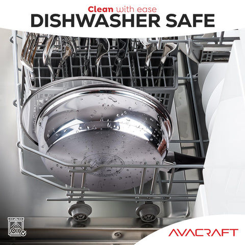 AVACRAFT non-stick cups release eggs easily and are dishwasher-safe.