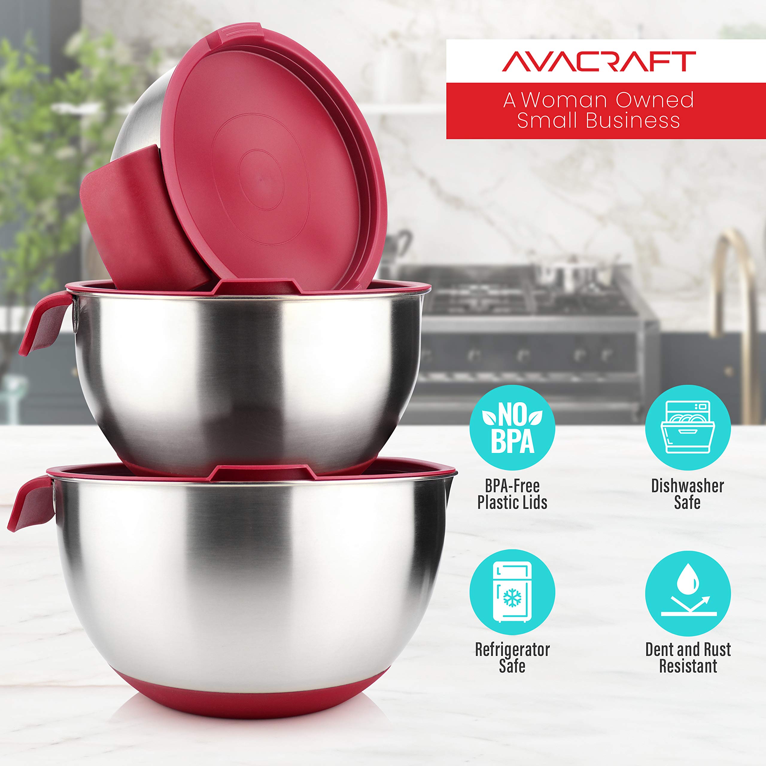 AVACRAFT nesting design saves cabinet space when not in use.