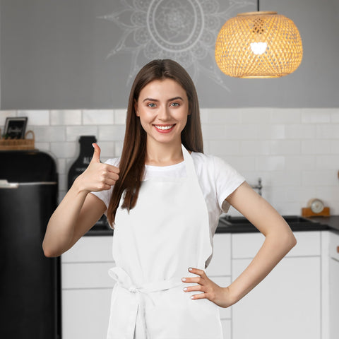 Avalon Kitchen grilling apron for men keeps grease away while barbecuing.