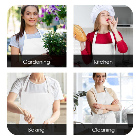Avalon Kitchen twelve-pack commercial use aprons for high-traffic venues.