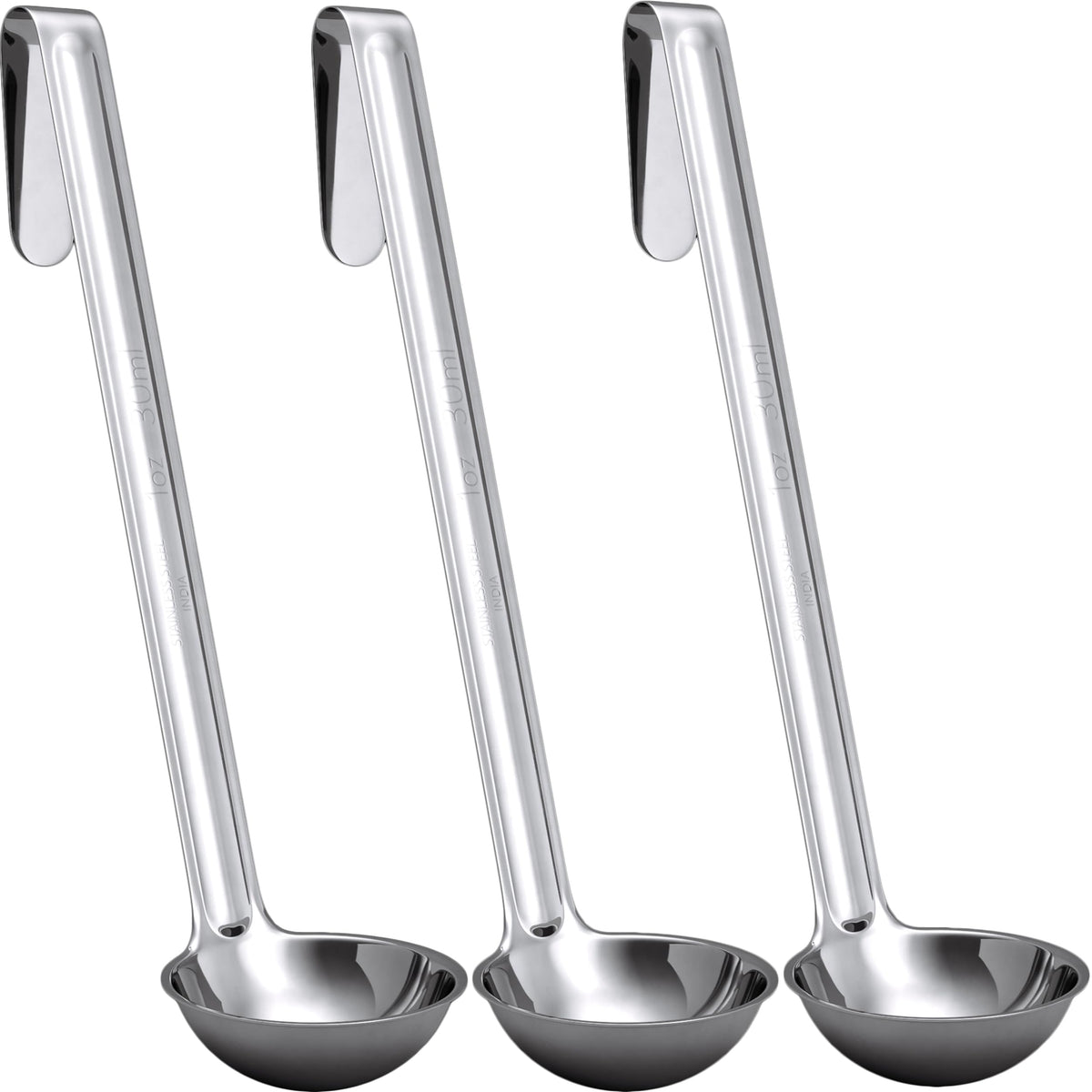 Avant Grub 1oz ladle 3-pack for precise portions in busy kitchens