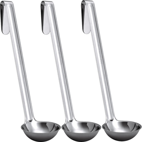 Avant Grub 1oz ladle 3-pack for precise portions in busy kitchens
