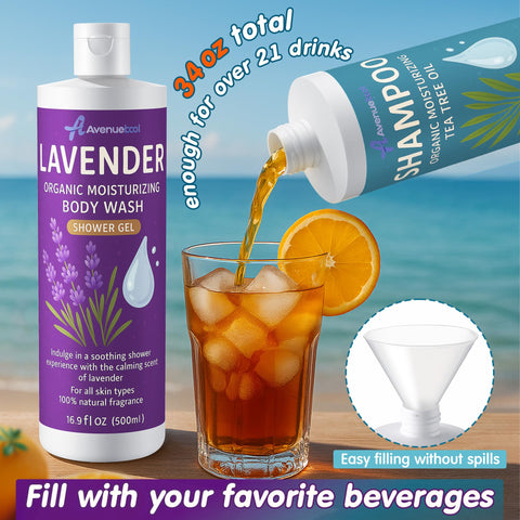 Avenuebool leakproof cap helps prevent spills during travel.