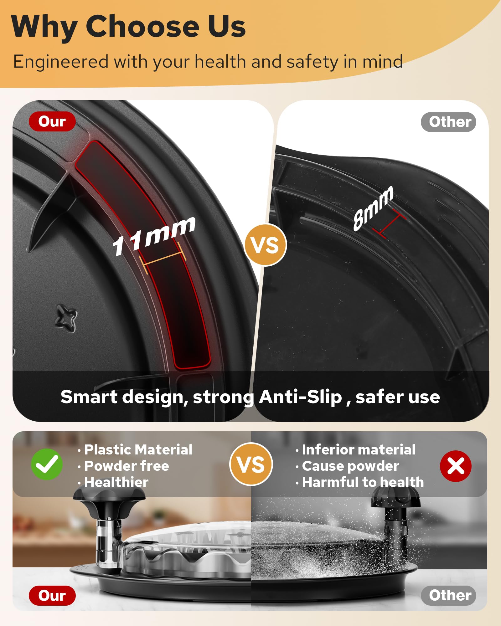 AveFare shredder large capacity chassis handles more meat per pass