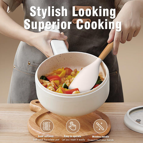 AVGPD pasta server great for draining and lifting pasta.