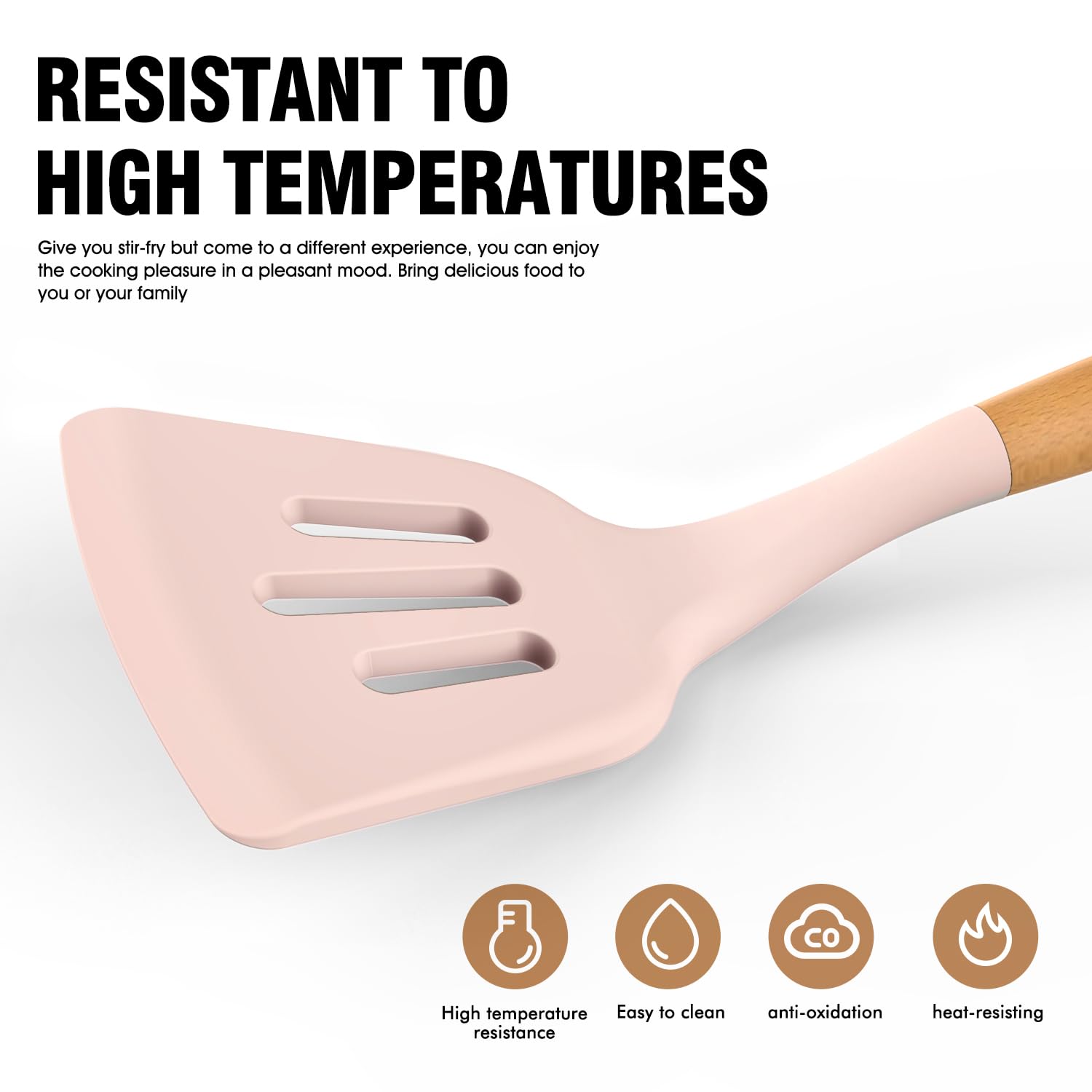 AVGPD slotted turner and solid turner ideal for flipping and plating.