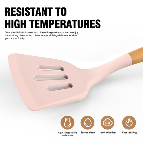 AVGPD slotted turner and solid turner ideal for flipping and plating.