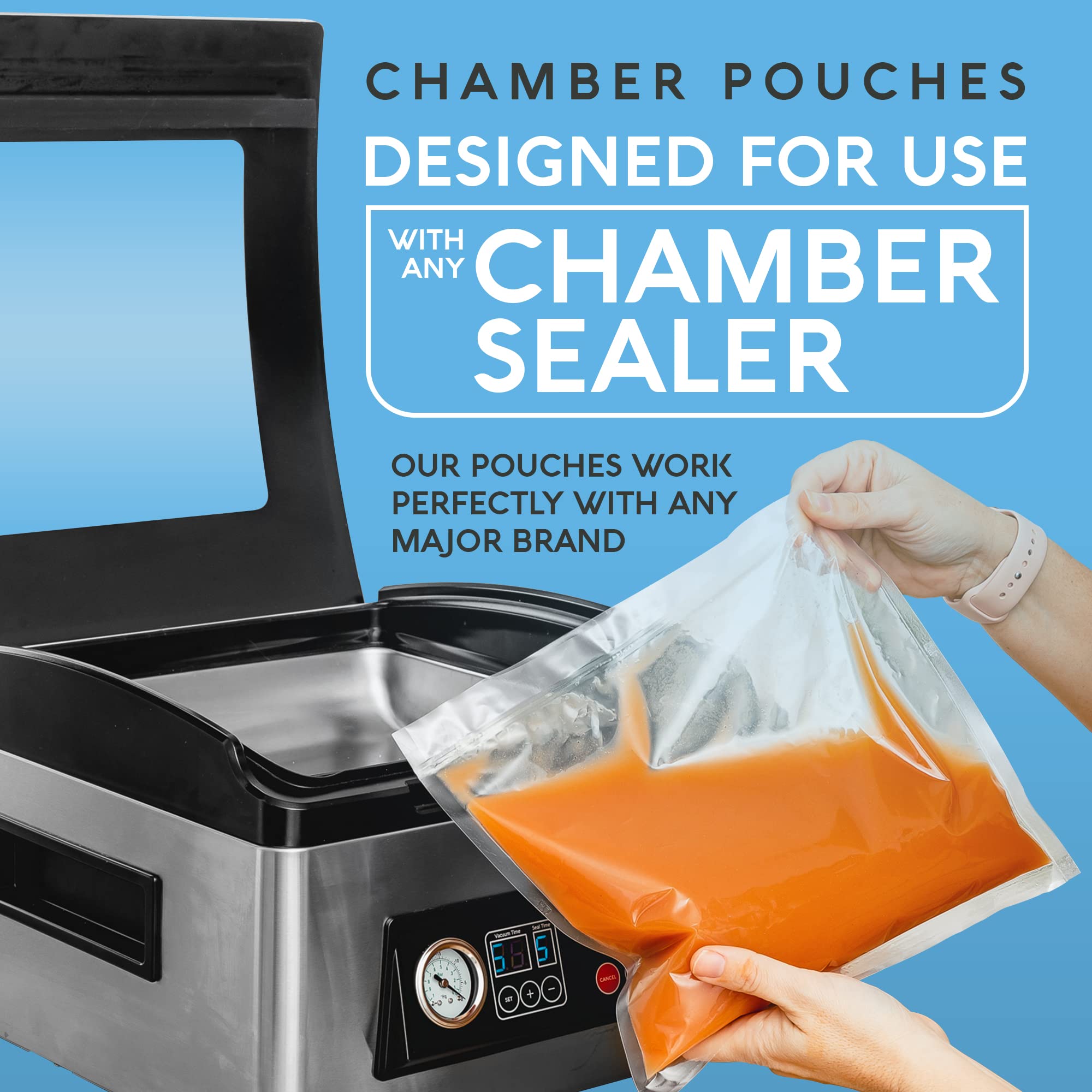 Avid Armor bags help keep meat and seafood fresh during freezing.