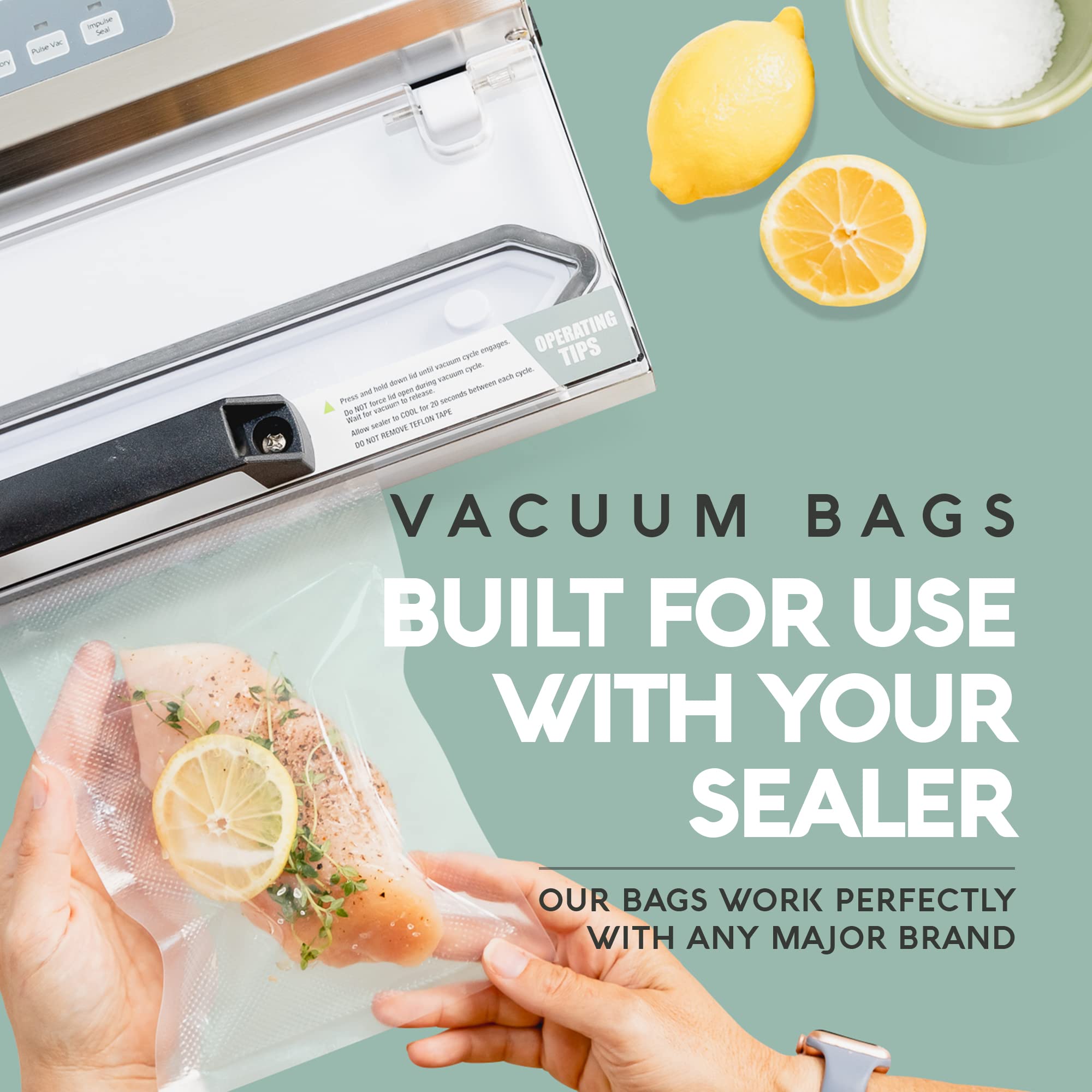 Avid Armor pre-cut food storage bags for quick leftovers and marinades