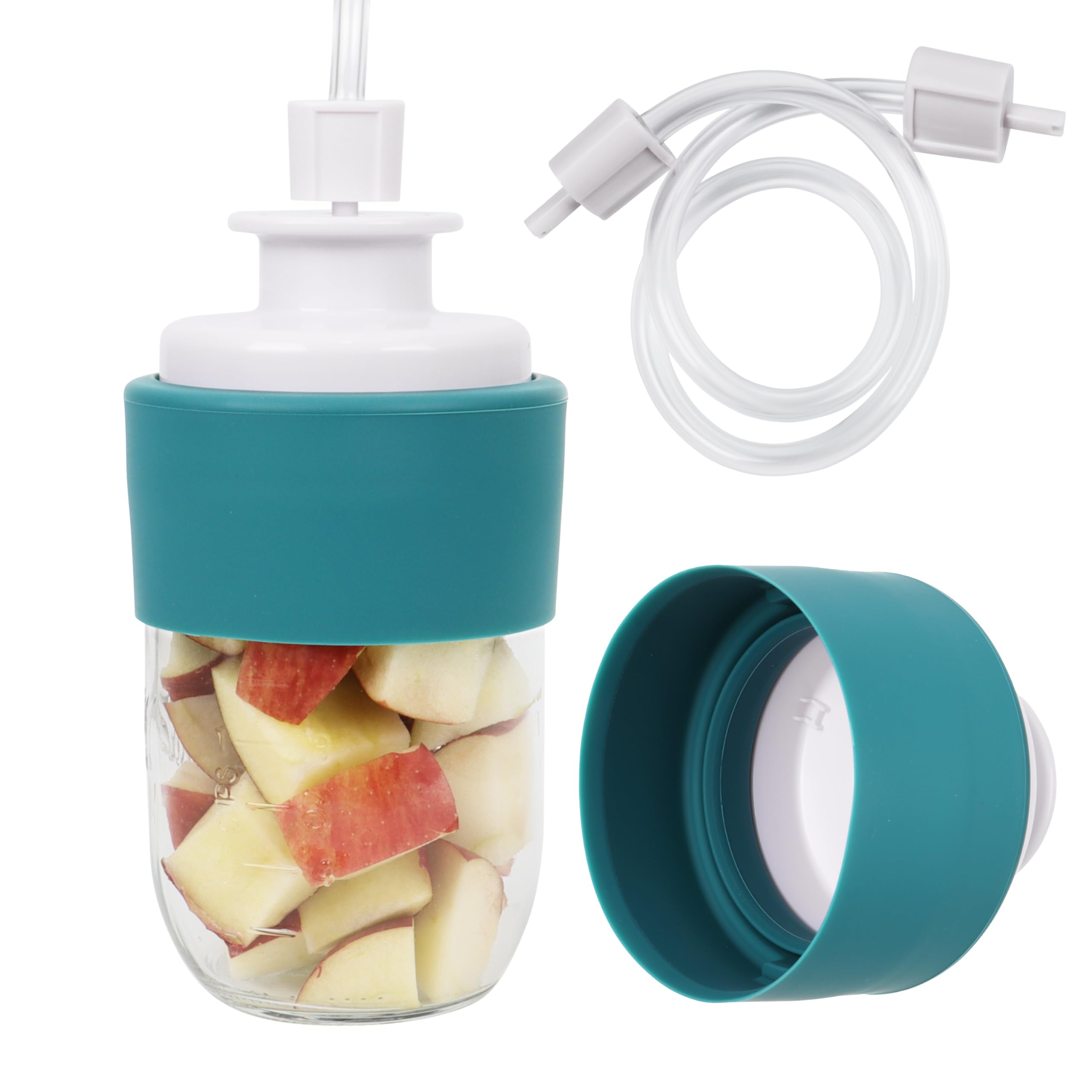 Avid Armor vacuum jar hood on a mason jar preserves aroma and freshness with a tight seal