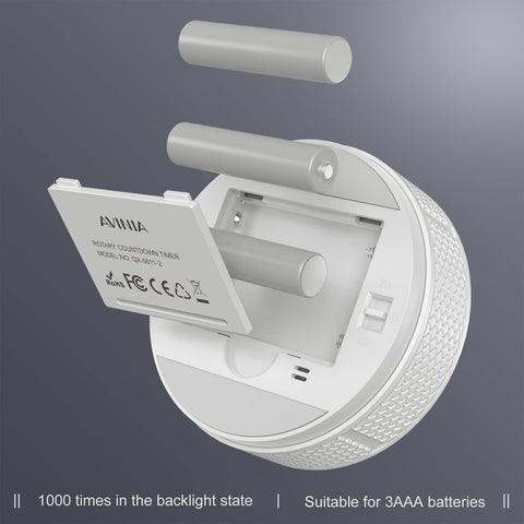AVINIA magnetic back sticks firmly to fridges and boards for easy one-handed use