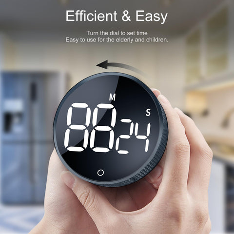 AVINIA timer rotary-dial operation makes setting minutes fast and simple