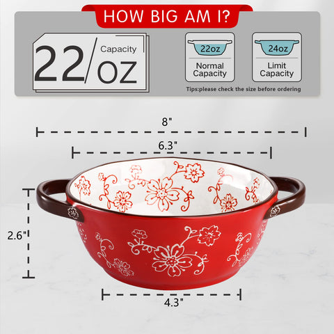 Cherry blossom pattern on AVLA bowls adds elegance to daily meals.