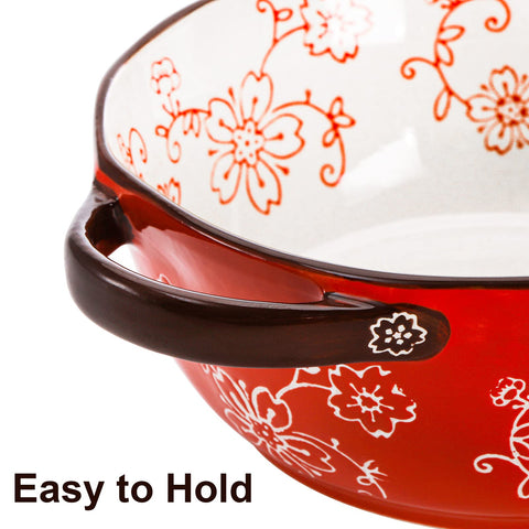 AVLA bowls with 22-ounce capacity suitable for soups, stews, and pasta.