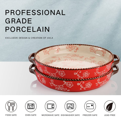 Deep 28-ounce quiche plate ideal for lasagna and roasted vegetables.