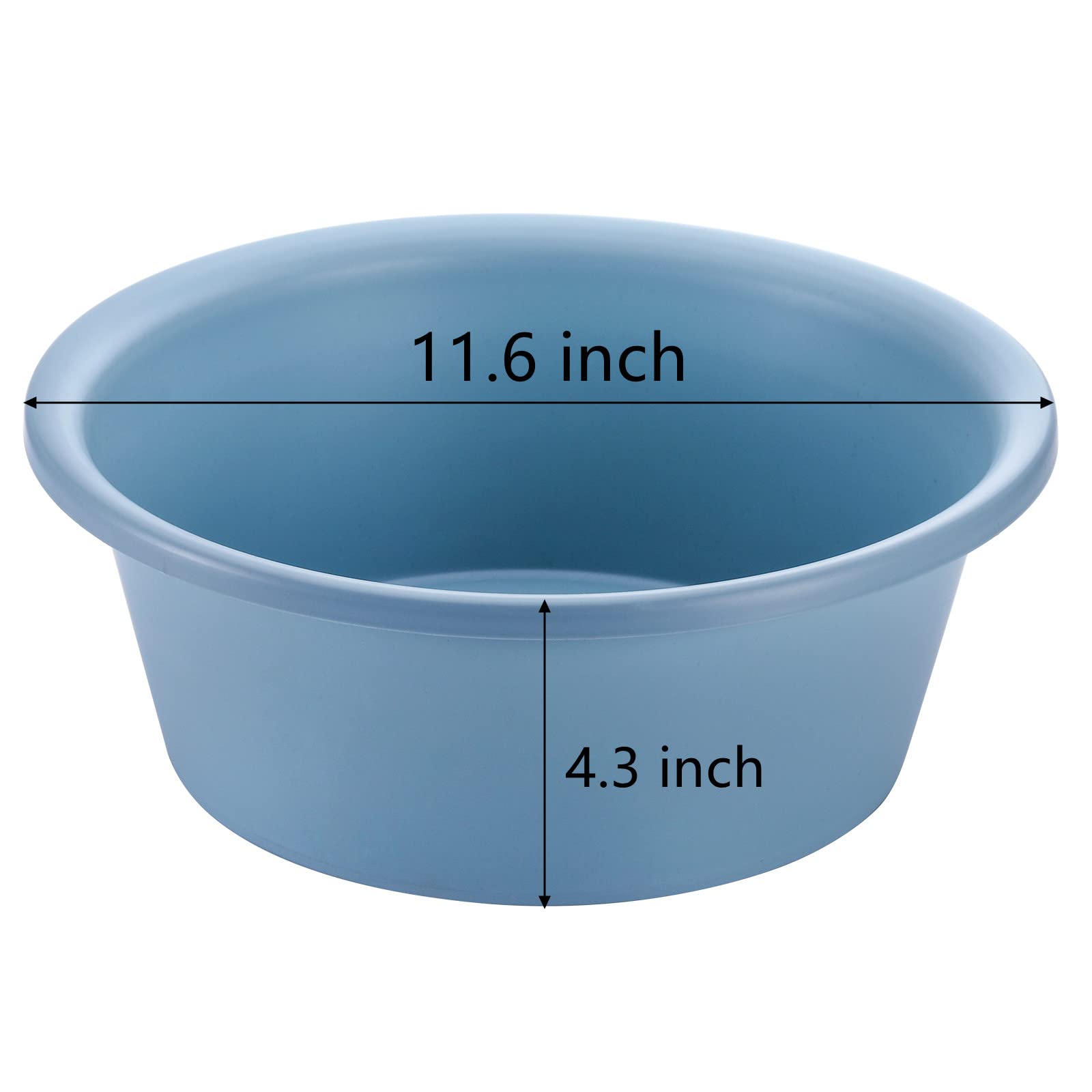 AVLA 4-pack tub with stable, non-slip base for use on any surface.