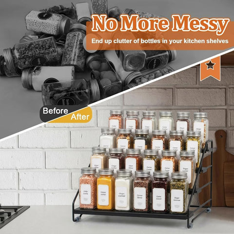 AVMDOM spice rack with rust-resistant coating suitable for daily use