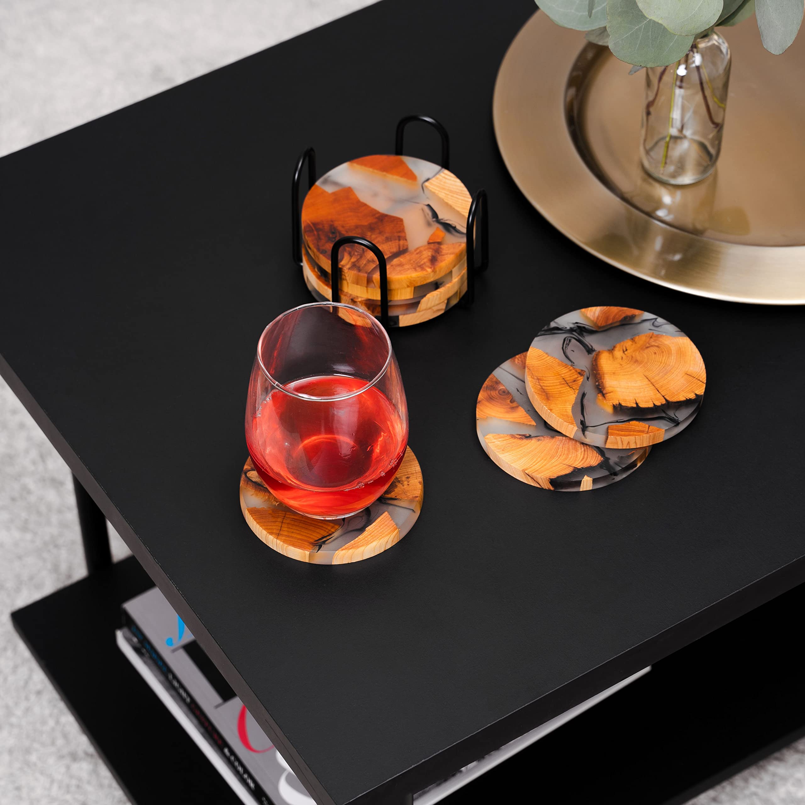 AVOCRAFTS handcrafted natural wood design adds a modern touch.