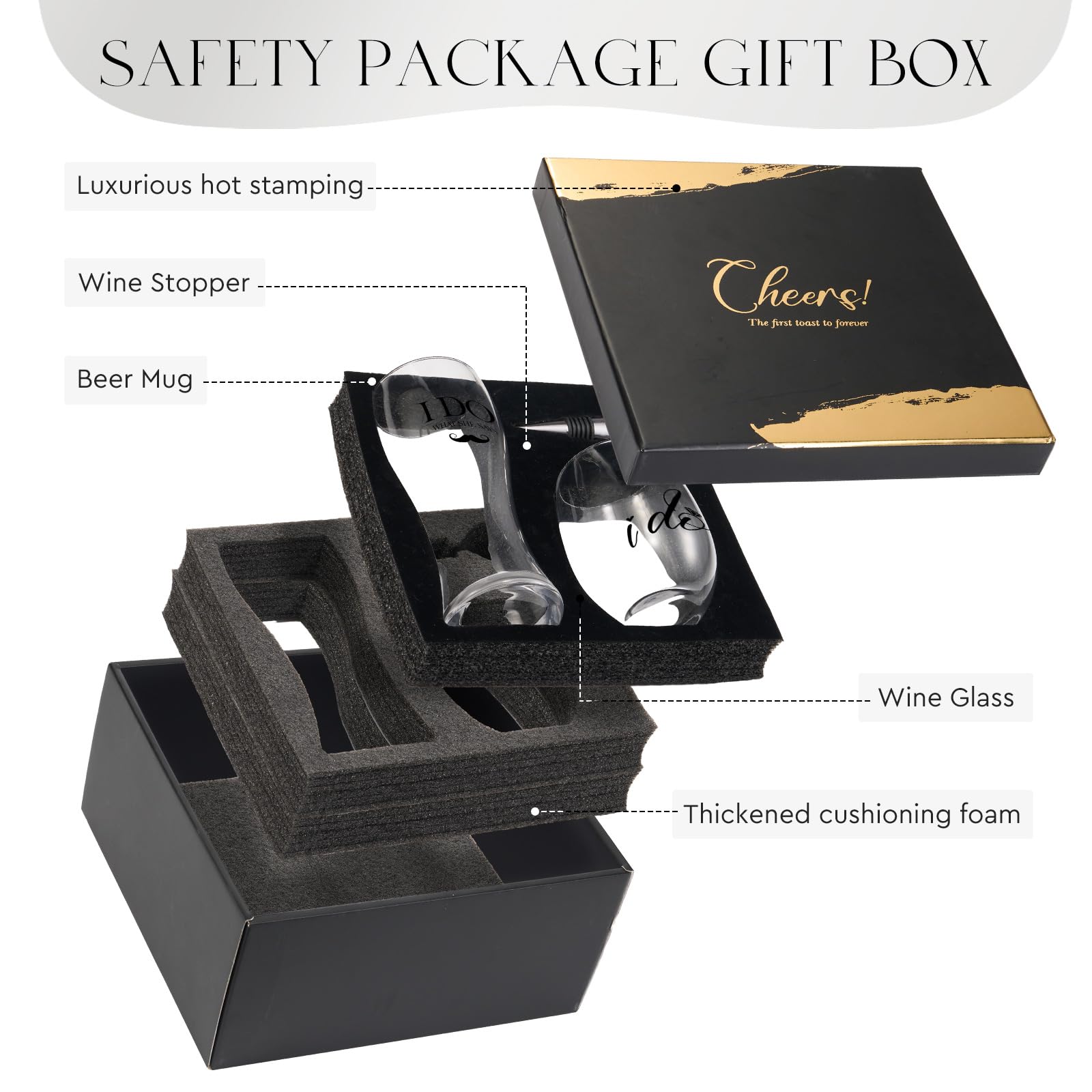 AW BRIDAL lead-free crystal glass for clear daily use