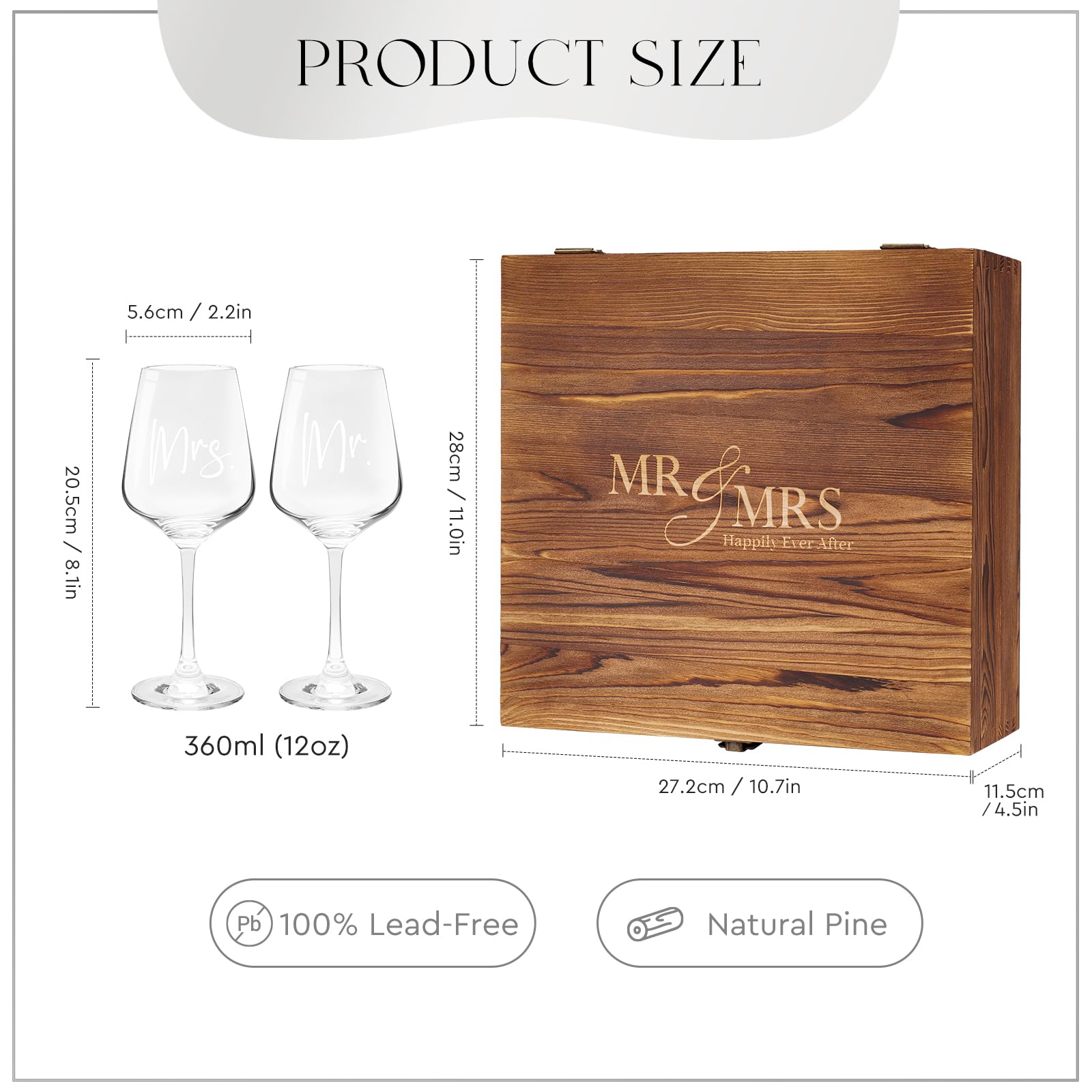 AW BRIDAL wine opener included for effortless pouring