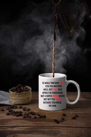 AW Fashions ceramic mug features dual print for visible message from any angle.