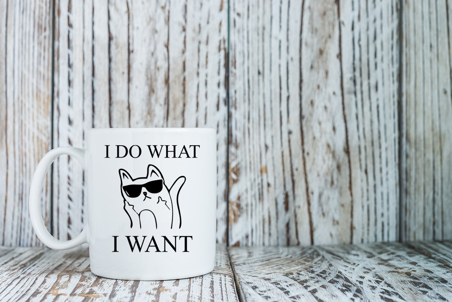 AW Fashions Grumpy Cat Mug dishwasher safe for easy cleanup.