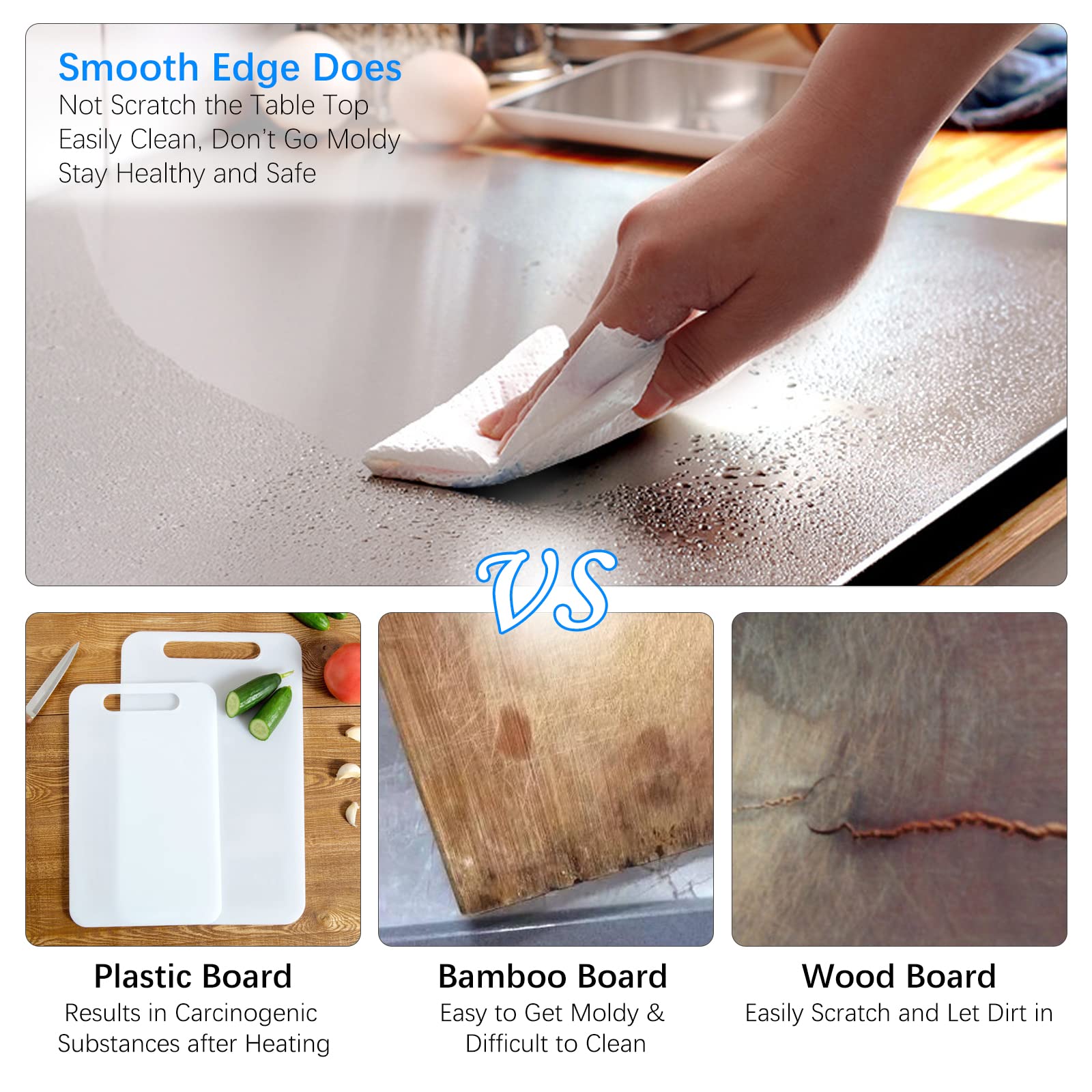 awagas 50x50 cm surface accommodates large ingredients and dough