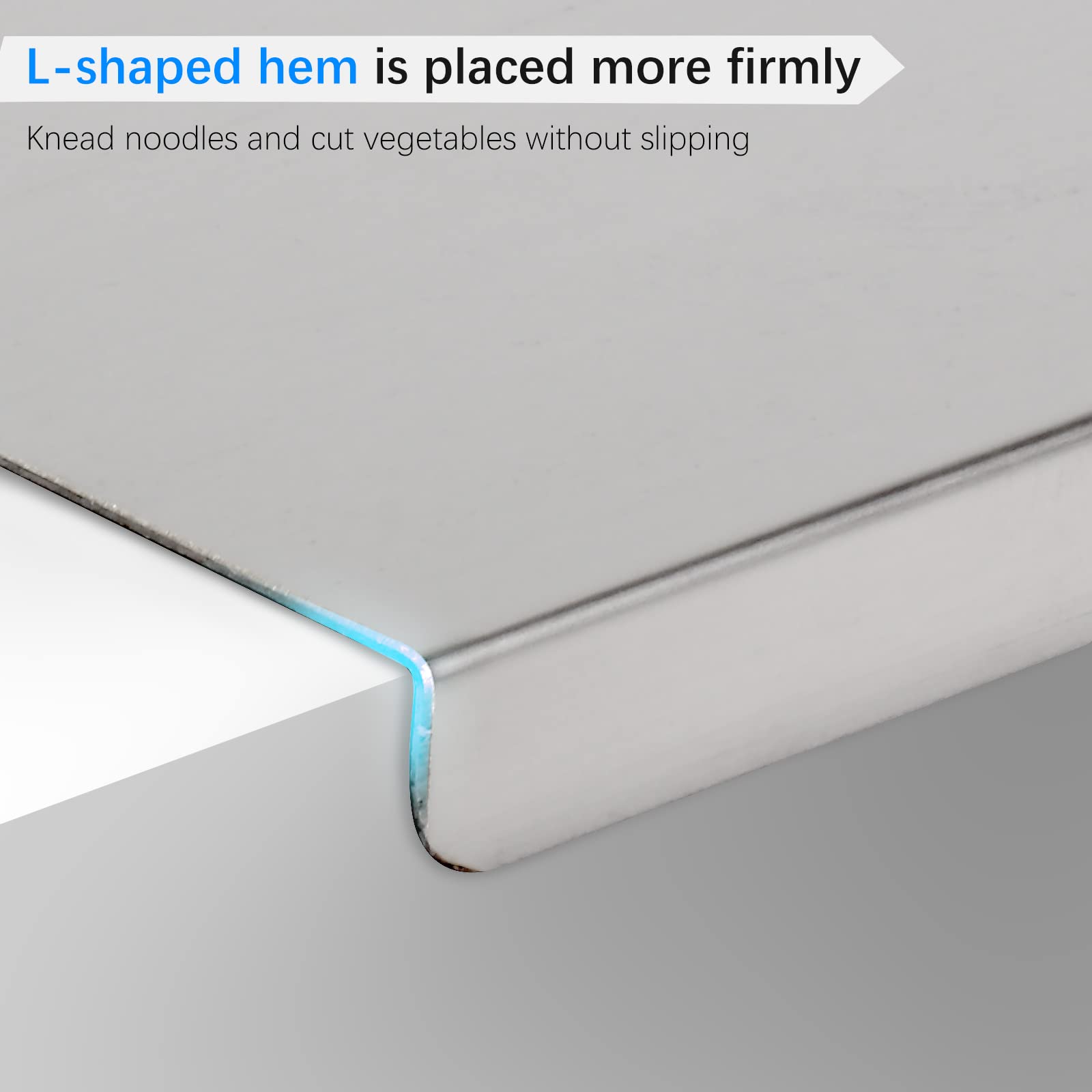 awagas 90-degree lip design anchors the board during chopping