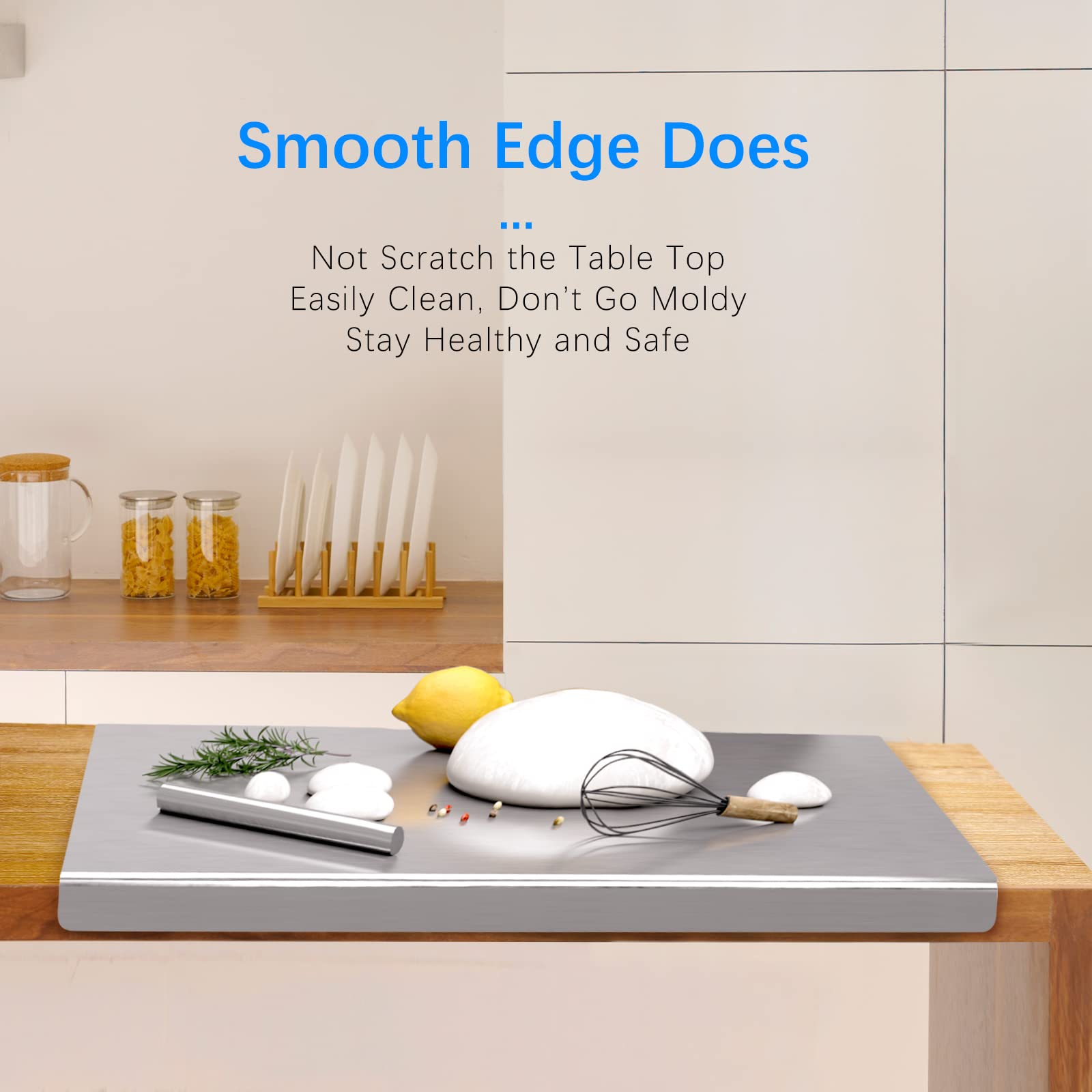 awagas double-sided stainless steel board doubles kitchen workspace