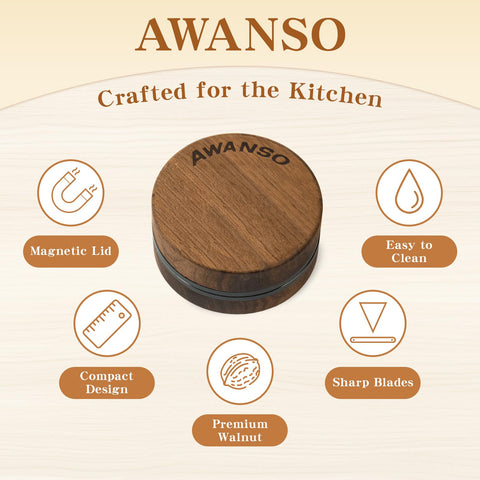 Awanso easy-to-clean grinder simplifies post-cook maintenance.