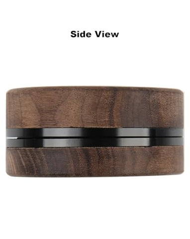 Awanso magnetic lid grinder securely closes during grinding.