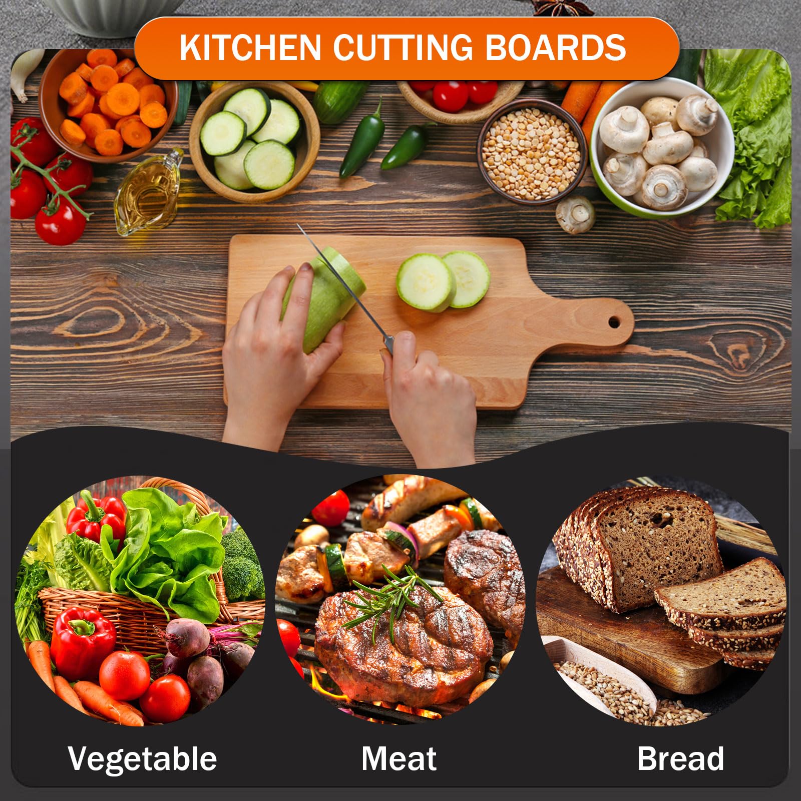 Awizom bamboo cutting boards laser-ready for personalized gifts.