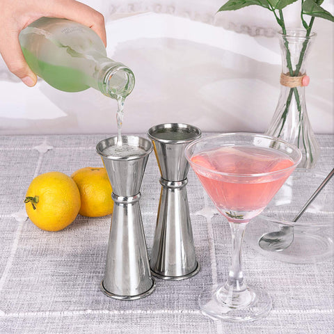 Awpeye balanced-design cocktail jigger with comfortable grip