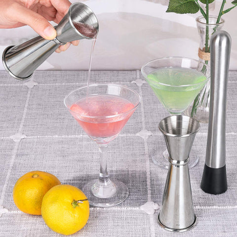 Awpeye dishwasher-safe jigger for easy cleanup after mixing