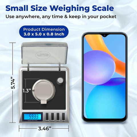 Gemini-20 weighing tray supports neat, mess-free measurements.