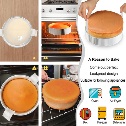 AWTBDP two-pack with pre-cut parchment for mess-free cake release.