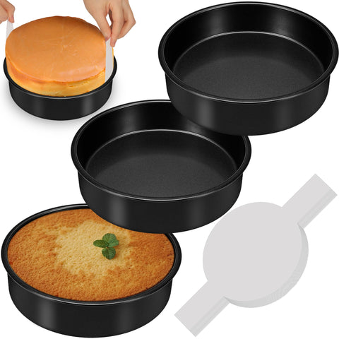 AWTBDP 6-inch cake pans set ready for even baking and perfect layers.