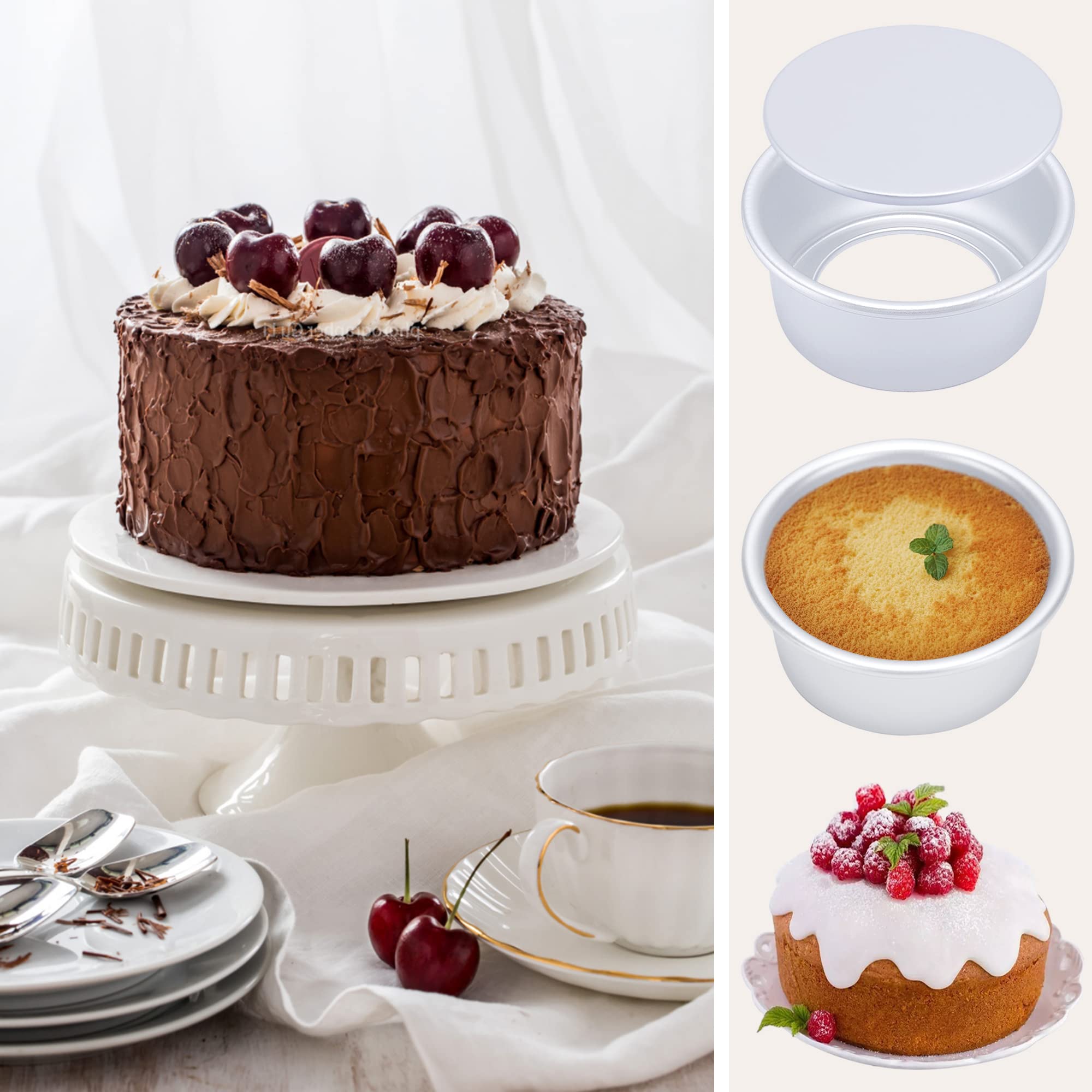 AWTBDP mini desserts in pans demonstrate even heating and crisp edges