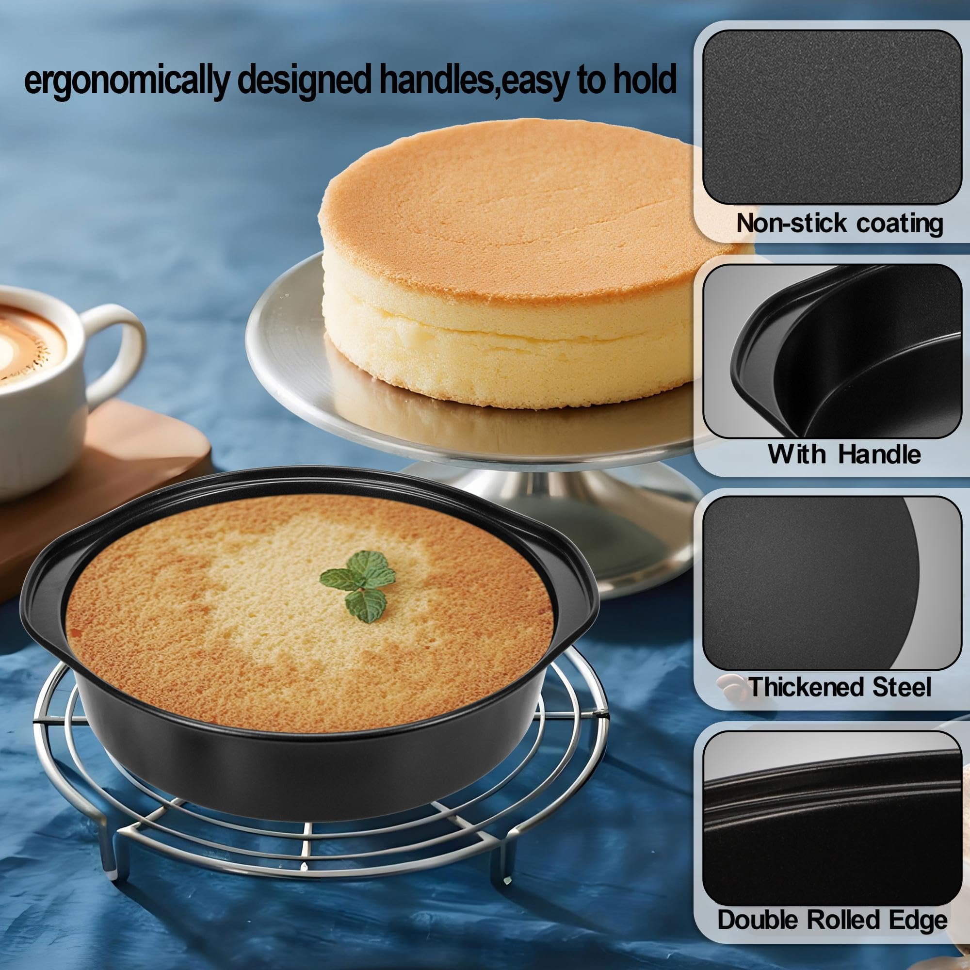 AWTBDP multi-purpose bakeware fits cakes, breads, and more.