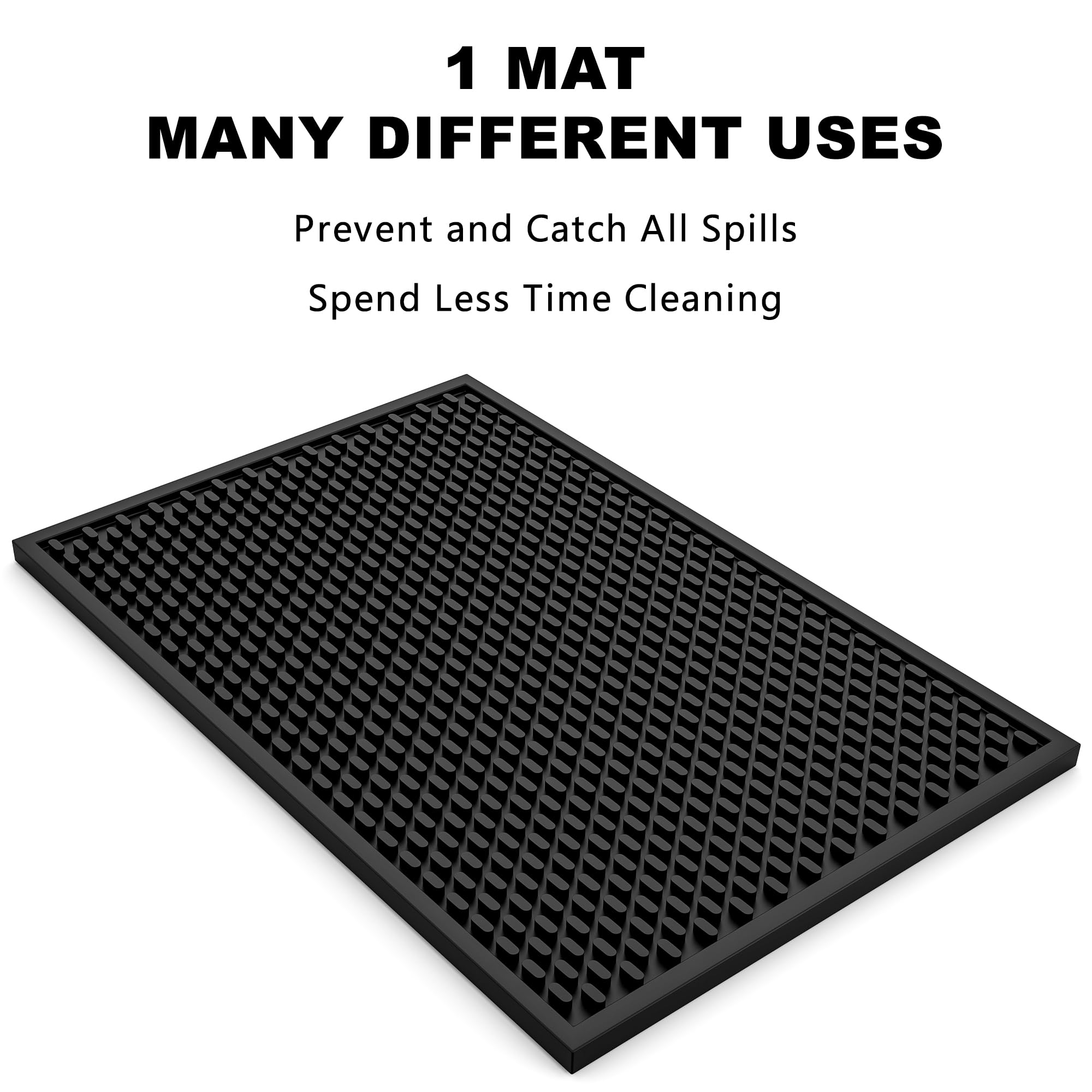 AXIESO drip mat doubles as a cutting or serving surface when needed.