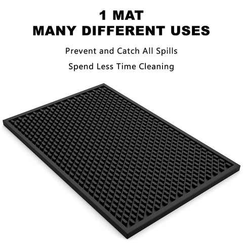 AXIESO drip mat doubles as a cutting or serving surface when needed.