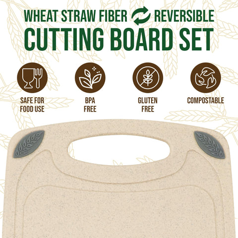 AXIOM CREATIONS two boards side by side, versatile reversible setup for meal prep.